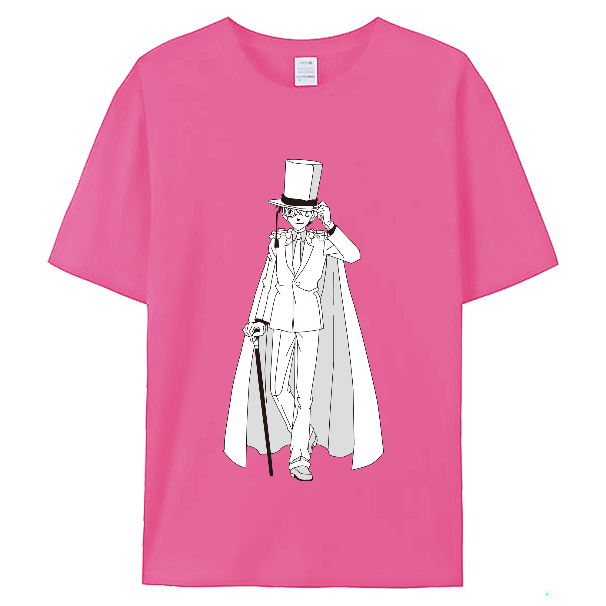 （画像用） 名探偵コナン くろば かいと Detective Conan Kuroba Kaito レディースカジュアルプリントTシャツ（綿100％）